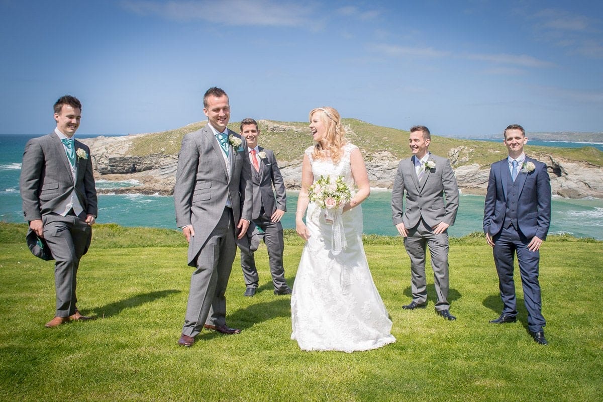 Glendorgal Hotel Wedding, Newquay - Sam & Kyle