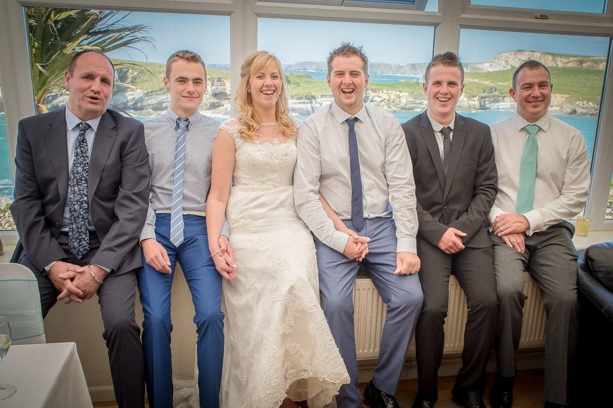 Glendorgal Hotel Wedding, Newquay - Sam & Kyle