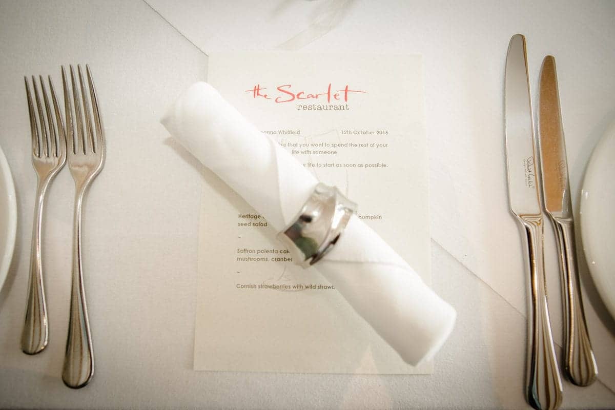Joanna & Karl - Scarlet Hotel Wedding