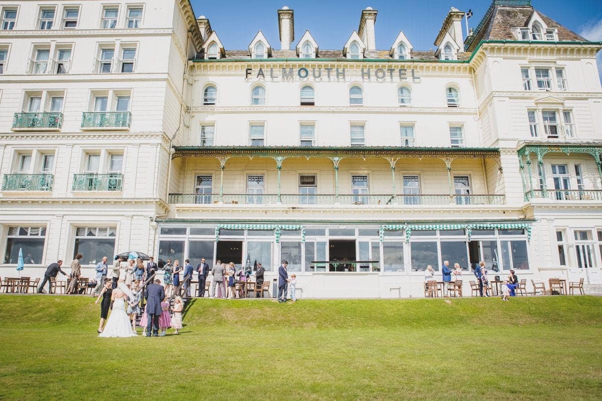 Falmouth Hotel Wedding - Victoria & James