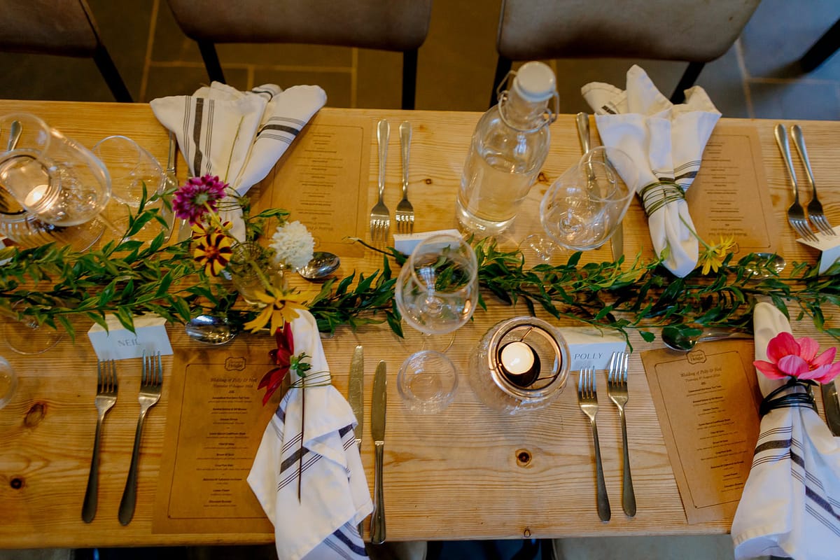 lost gardens of heligan wedding food
