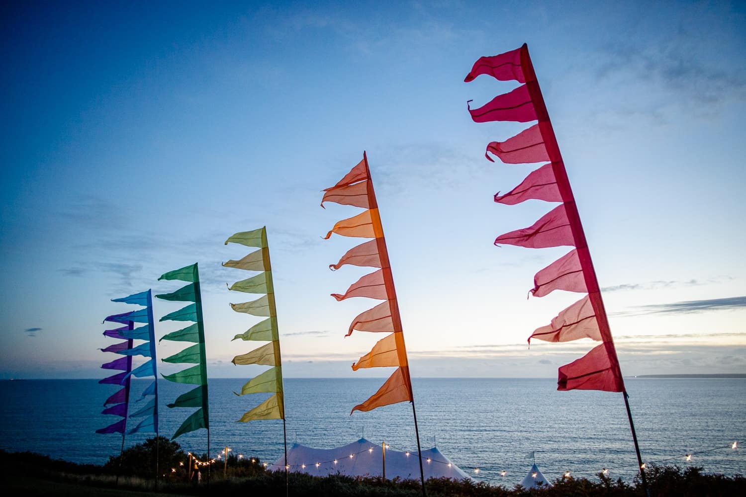 beacon crag wedding flags