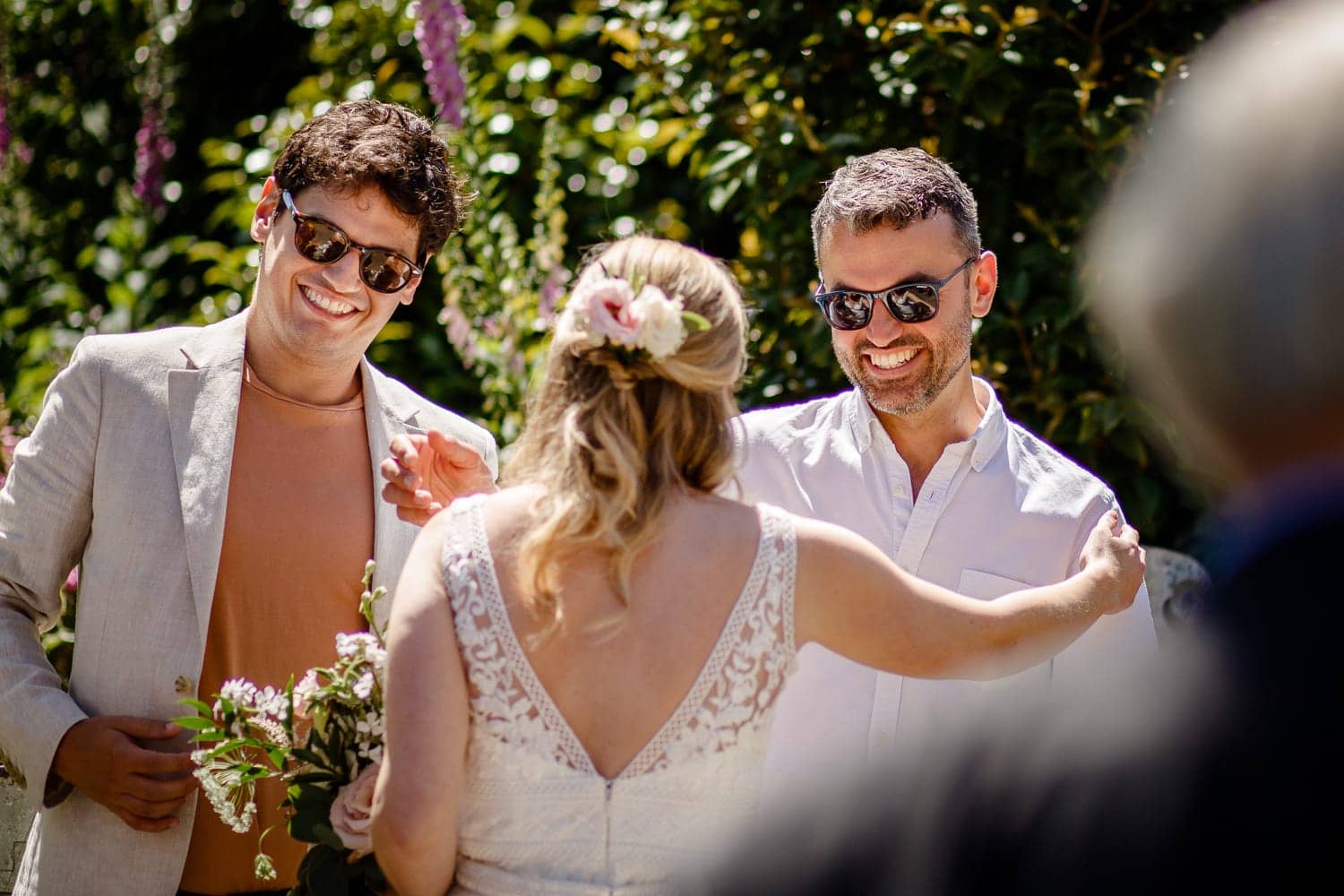 mylor wedding guests