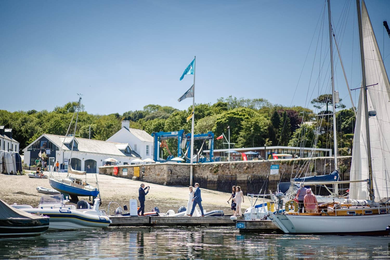 mylor harbour wedding