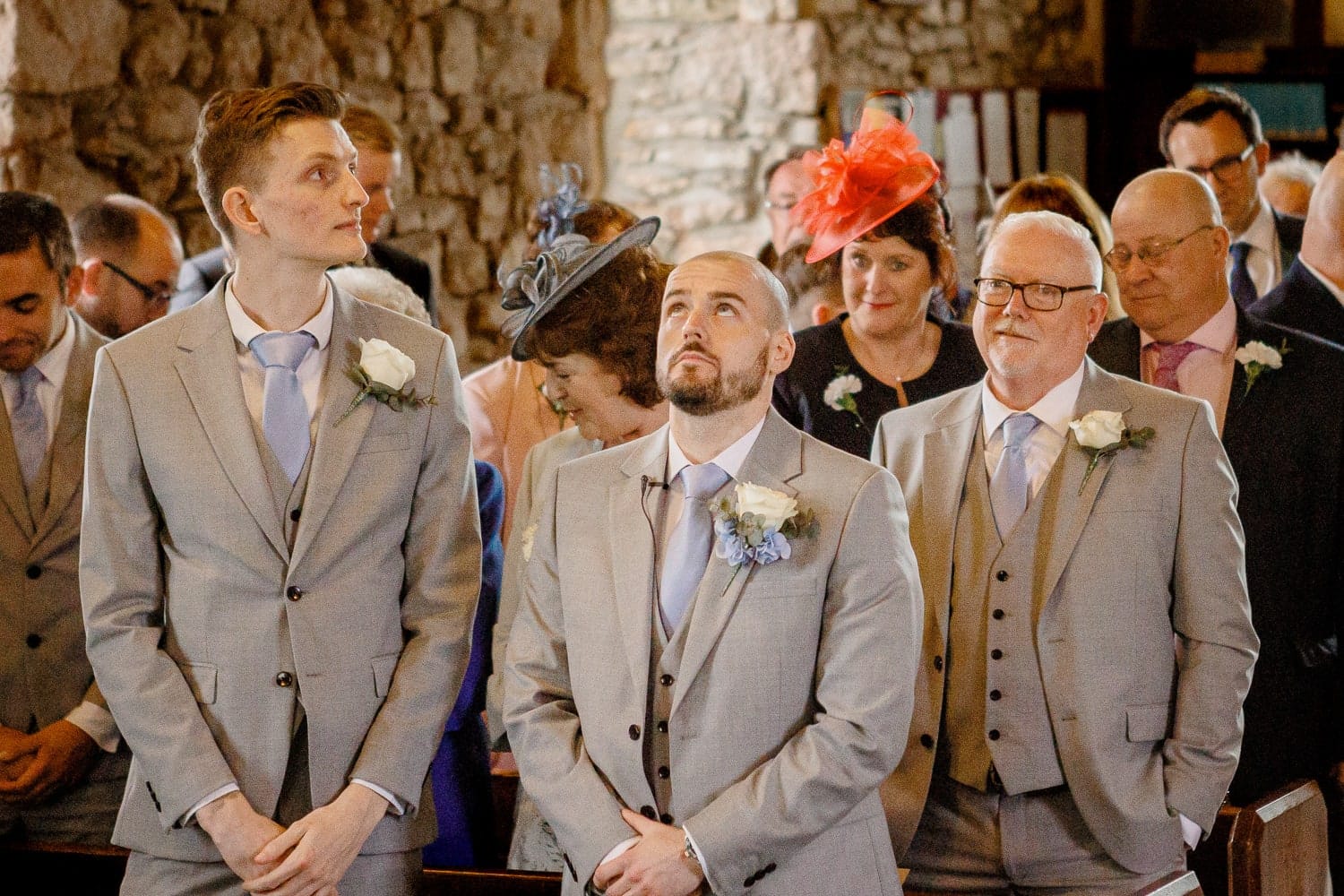 groom at church