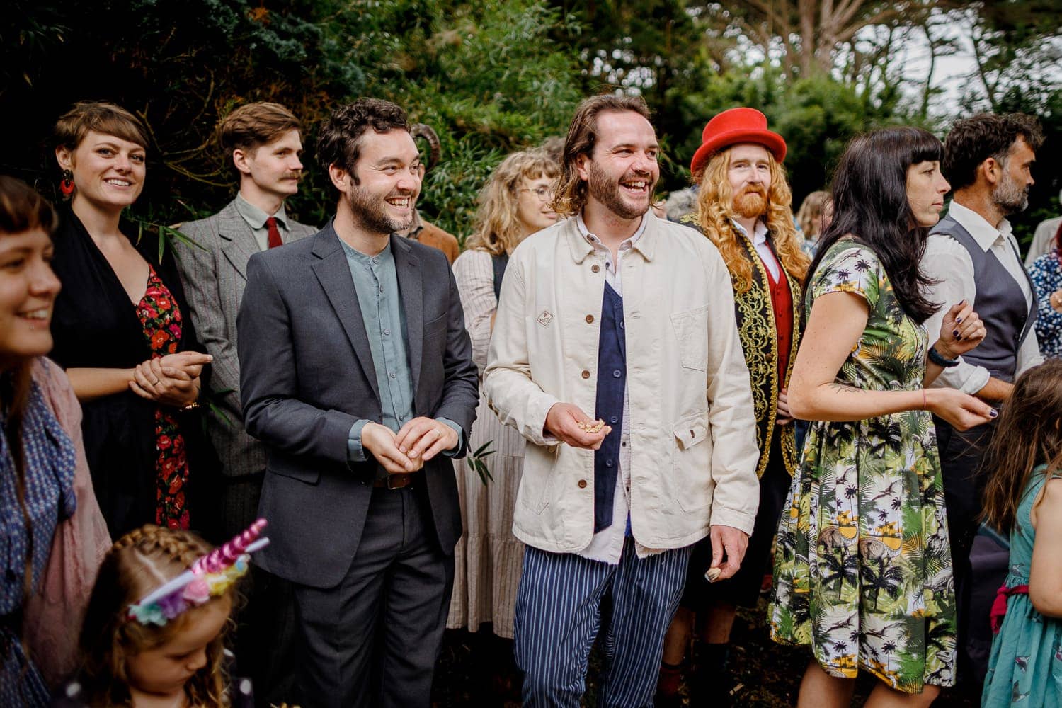 cornish camels wedding guests