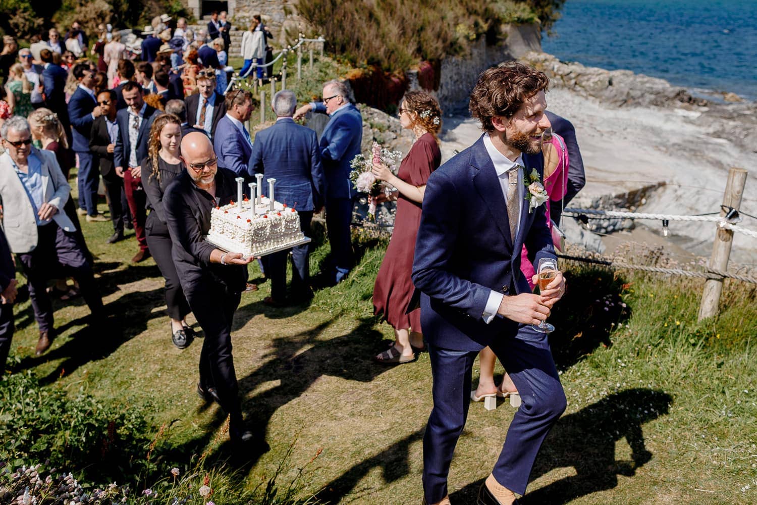 Prussia Cove Wedding Cake
