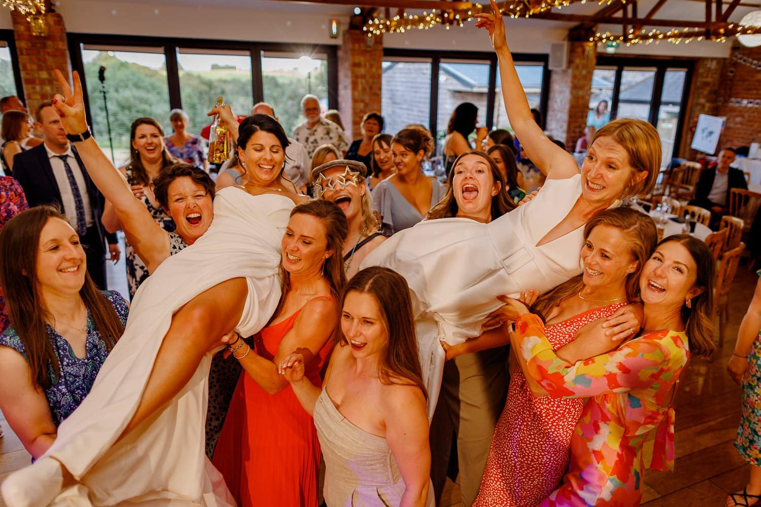 Wedding Crowdsurfing