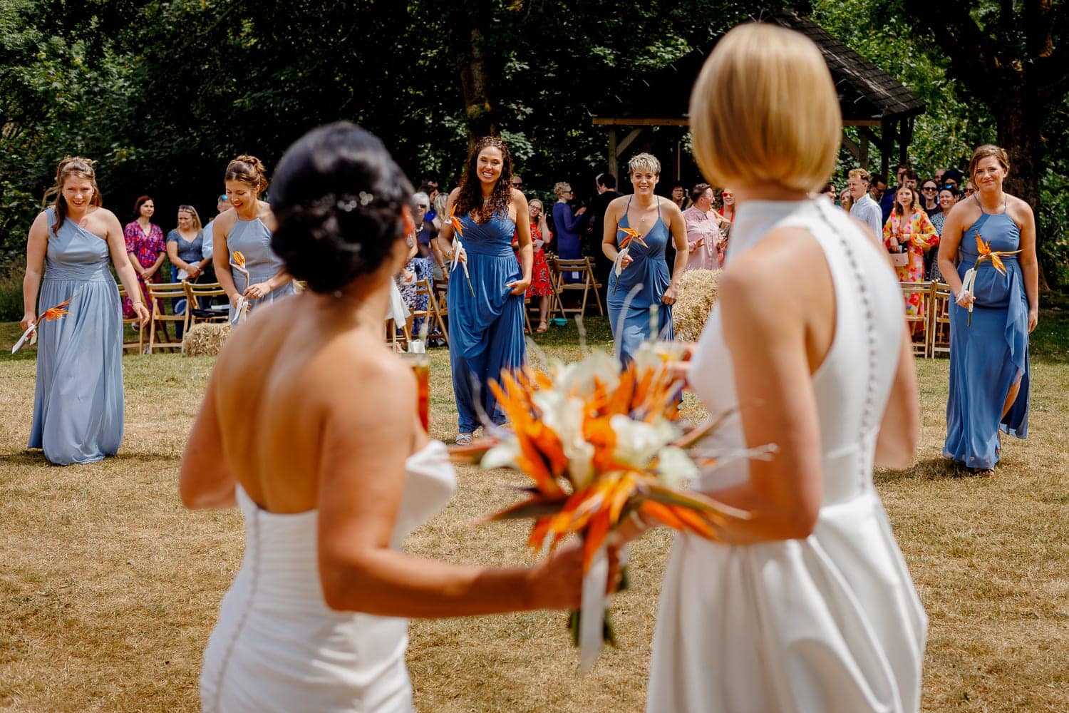 Bridesmaids at the Green Cornwall
