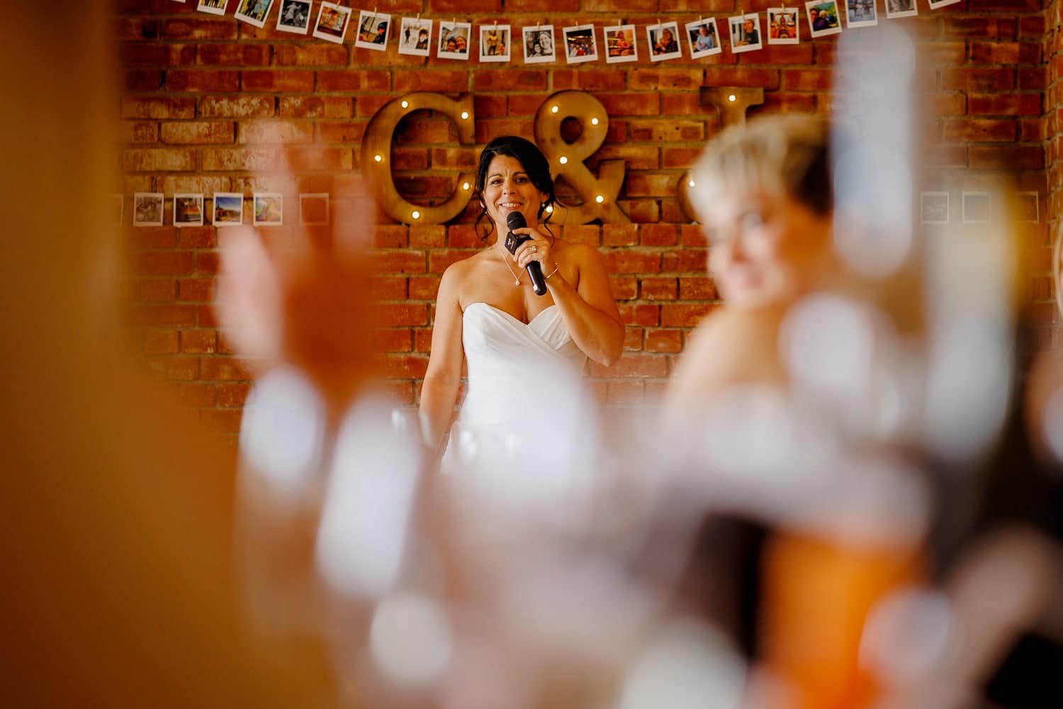 Brides wedding speech
