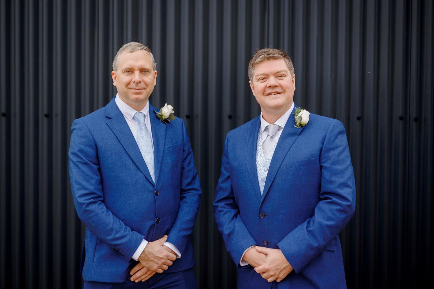 Groom and Bestman at River Cottage