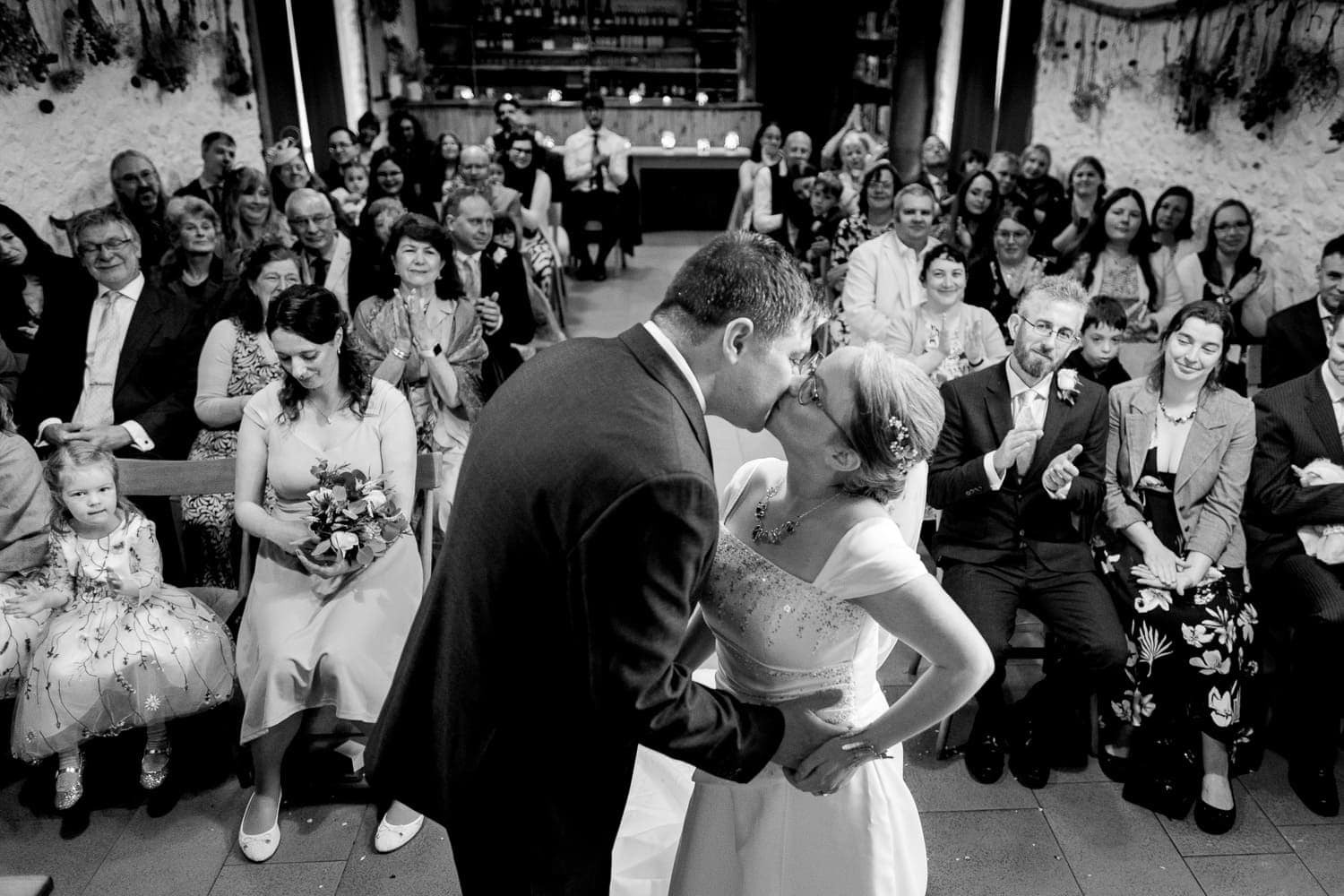 River Cottage Wedding in the Threshing Barn