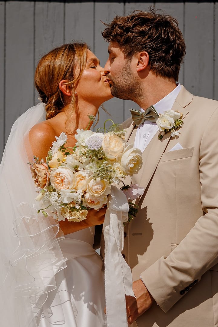 Wedding First Kiss