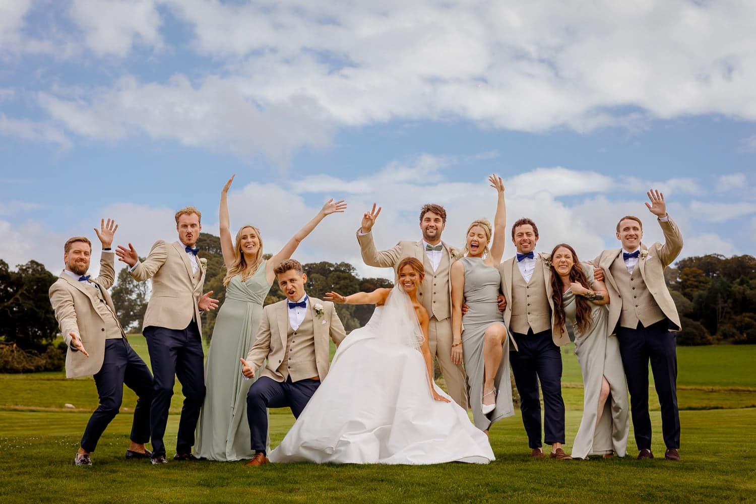 Boconnoc House Bridal Party