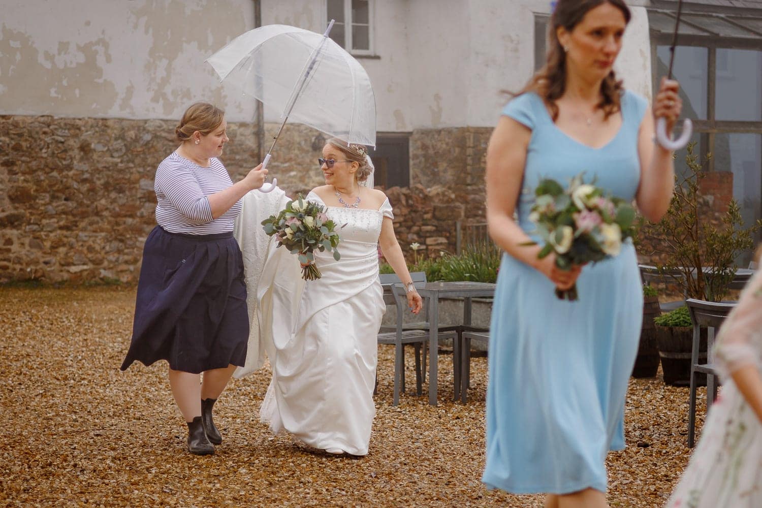Wedding Bride at River Cottage